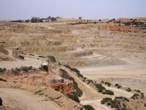 Open Cast mining at Ardrossan