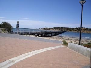 The long Jetty to Granite island