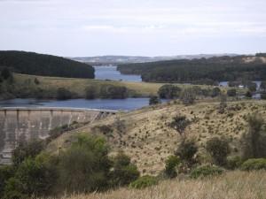 Great scenery around the reservoir